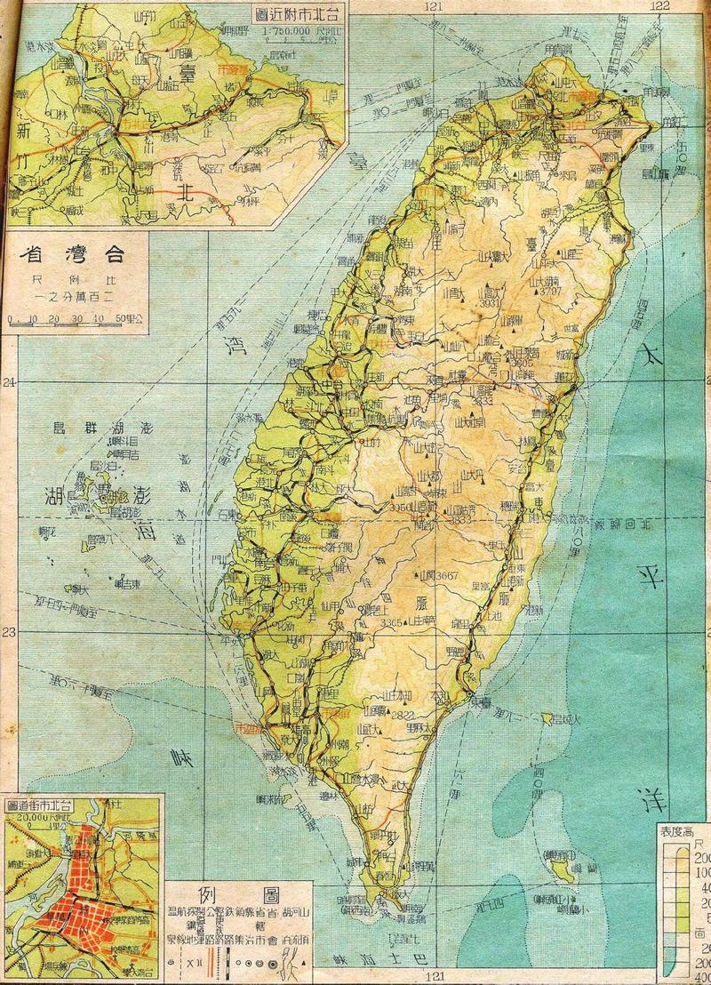 台北地图-中华台北地图